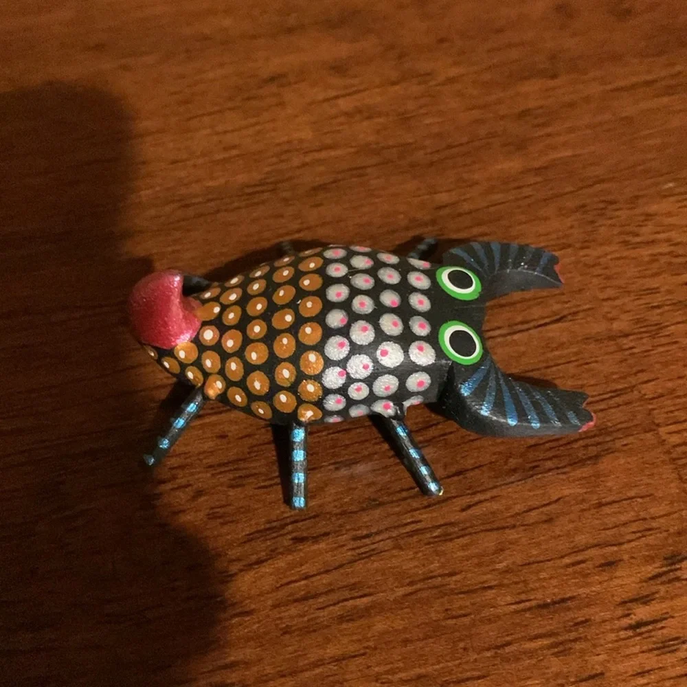 Colorful Fish-Shaped Pet Toy, one of a kind! Handmade made!
